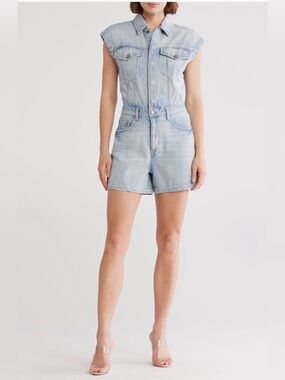 PISTOLA LENNOX DENIM ROMPER - in ROMA NEW With TAGS small NWT utility jumper